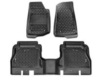 Floor Liner Kit Blk F/R 20-Present Gladiator JT Rugged Ridge