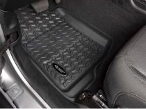 Floor Liner Kit Blk F/R 20-Present Gladiator JT Rugged Ridge