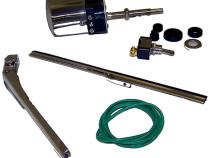 12 Volt 1-Speed Stainless Wiper Motor Kit for 41-63 Jeep CJs, MB, M38, M38-A1 Crown Automotive