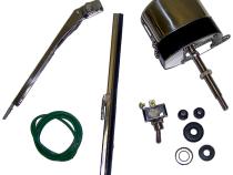 12 Volt 1-Speed Stainless Wiper Motor Kit for 41-63 Jeep CJs, MB, M38, M38-A1 Crown Automotive