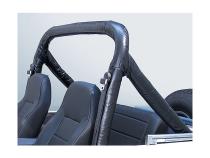 This Black Polyester Roll Bar Cover from Rugged Ridge 07-18 Jeep Wrangler JKs. Rugged Ridge