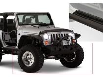 Black Trail Armor Rocker Panel And Sill Plate Covers For 2007-2018 Jeep Wrangler JK 2-Door, Pair Bushwacker