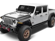 Black Trail Armor Hood Stone Guard For 18-23 Jeep Wrangler JL 2&amp;amp;4 Dr, 20-22 Gladiator Bushwacker