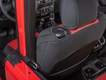 Jeep Wrangler Neoprene Seat Covers for 18-20 Jeep Wrangler JL 2-Door Light Gray Diver Down