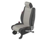 Jeep Wrangler Neoprene Seat Covers with Free Center Console Cover for 13-18 Wrangler JK 2 Door GunMetal Gray