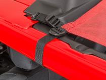 Jeep YJ Mesh Bimini Top ShadeMaker For 87-95 Wrangler YJ Black MasterTop