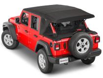 Wind Stopper Plus/Tonneau Cover Ultimate Combo 2018-2023 Jeep JLU Wrangler 4DrSoft Top Models MasterTwill