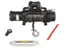 Trekker Winch 12500 Lbs Synthetic Rope IP68 Waterproof Wireless Rugged Ridge