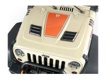 Hood Vent Kit Performance Black 97-18 Jeep Wrangler JK Rugged Ridge
