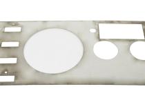 Jeep CJ Gauge Cover 77-86 CJ Polished Silver Kentrol