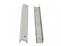 Jeep CJ5 Entry Guards Pair 55-83 CJ5 Polished Silver Kentrol