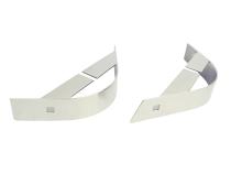 Jeep YJ Rear Body Guard Pair 87-95 Wrangler TJ Polished Silver Kentrol