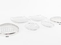 Jeep CJ Wire Mesh Guard Set 6 Pieces 76-86 CJ Polished Silver Kentrol
