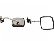 Jeep TJ/JK E-Z Detach Mirrors Pair 97-18 Wrangler TJ/JK Polished Silver Kentrol