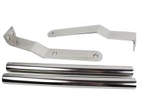 Jeep CJ/YJ Grill Guard 87-06 Wrangler TJ/YJ Polished Silver Kentrol