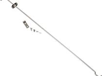 Jeep CJ Hood Prop Rod 72-86 CJ Polished Silver Kentrol