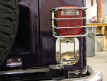 Jeep CJ/YJ Billet Style Gas Hatch 77-95 CJ and Wrangler YJ Polished Silver Kentrol