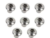 Jeep JK JK OEM Anti-Theft Door Nuts 4 Door 07-18 Wrangler JK Polished Silver Kentrol