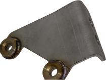 Jeep JK CB Antenna Mount For 07-18 Wrangler JK Unfinished Stainless Steel Kentrol