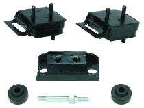 Engine and Transmission Mount Kit for 76-91 Jeep CJs, SJ, J-Series w/ AMC V8 Eng Crown Automotive