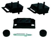 Engine and Transmission Mount Kit for 76-91 Jeep CJs, SJ, J-Series w/ AMC V8 Eng Crown Automotive