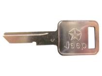 Ignition Key Blank for Select Jeep YJ, CJ-5, CJ-7, CJ-8, XJ, MJ, SJ, J-Series Crown Automotive