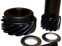 Distributor and Gear Kit for 1971-1991 Jeep CJs, SJ, J-Series, C101 w/ V8 Engine Crown Automotive