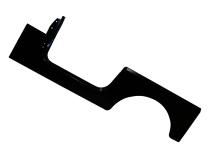 Right Side Panel, Black paintable w/out Jeep Logo for 76-95 CJ-7 &amp;amp; YJ Wrangler Crown Automotive