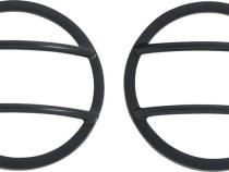 Jeep JK Headlight and Marker Cover Set 6 Pieces 07-18 Wrangler JK Powdercoat Black Kentrol
