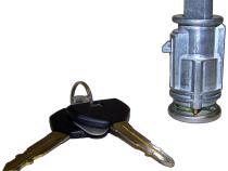 Coded Ignition Cylinder with 2 Non-Transponder Keys for Select 97-07 Jeep Models Crown Automotive