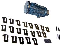 Coded Ignition Cylinder with 2 Non-Transponder Keys for Select 97-07 Jeep Models Crown Automotive