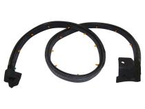 Left Door Weatherstrip for 1997-2006 Jeep TJ Wrangler w/ Half Steel Doors Crown Automotive