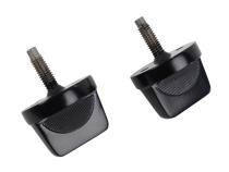 Jeep CJ/YJ Windshield Knobs Pair 76-95 CJ and Wrangler YJ Powdercoat Black Kentrol