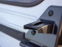 Jeep CJ/YJ Light Bracket Pair 76-95 CJ and Wrangler YJ Powdercoat Black Kentrol
