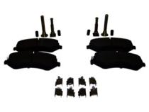 Front Brake Pad Master Kit for 02-07 KJ Liberty, Incl. Pad, Pin Set &amp;amp; Springs Crown Automotive