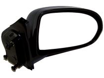 Right Manual, Manual Folding Mirror for 2007-2017 Jeep MK Compass, Black Crown Automotive