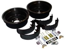 Rear Drum Service Brake Kit for Jeep XJ, MJ, YJ w/ 10 Inch x 2.5 Inch Drums Crown Automotive