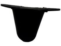 Rear Bump Stop for 1987-1995 Jeep YJ Wrangler, Left or Right, 2-1/8 Inch Tall Crown Automotive