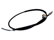 Rear Right Parking Brake Cable for 1987-1989 Jeep YJ Wrangler, 66-5/8 Inch Long Crown Automotive