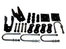 Rear Leaf Spring Mounting Kit for 87-95 Jeep YJ Wrangler w/ Dana 35 Rear Axle Crown Automotive