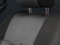 Gen2 Neoprene Front and Rear Seat Cover Kit Charcoal/Black 2020-2023 Jeep Gladiator Smittybilt