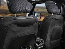 Gen2 Neoprene Front and Rear Seat Cover Kit Charcoal/Black 2020-2023 Jeep Gladiator Smittybilt