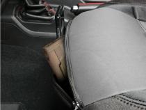 Gen2 Neoprene Front and Rear Seat Cover Kit Charcoal/Black 2020-2023 Jeep Gladiator Smittybilt