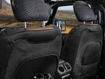 Gen2 Neoprene Front and Rear Seat Cover Kit Tan/Black 2020-2023 Jeep Gladiator Smittybilt