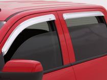 Ventvisor Deflector for 2011-2017 Jeep Compass/Compass Latitude/Compass North Chrome Outside Mount 4 Piece AVS