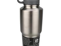 30oz 304 Stainless Tumbler Double Wall W/Screw On Flip Up Straw Lid Bulldog Winch