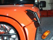 Jeep JK Hood Catch Kit 07-18 Wrangler JK Textured Black Kentrol