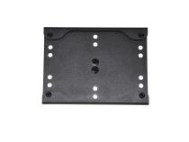 Jeep JK Shackle Mounted License Plate Bracket 07-18 Wrangler JK Textured Black Kentrol