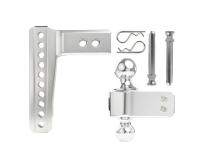 2.5 inch Aluminum Medium Duty 6 inch Drop/Rise Hitch BulletProof Hitch