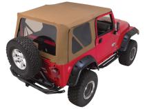 Complete Spice Soft Top for TJ Wrangler w/o Unlimited Pkg w/ Full Steel Doors RT Off Road